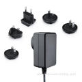 24V1A interchangeable plugs ac dc power adapter